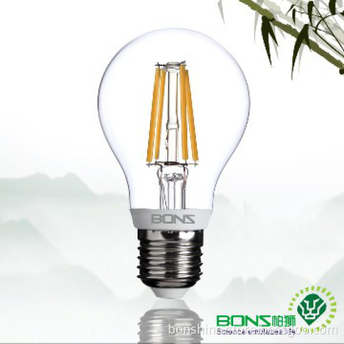 filament bulb A60 3.5w 2700K E27 6leds